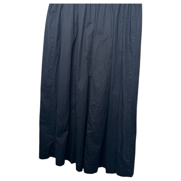 Old Navy Dress Womens XL Midi Cotton Spaghetti Strap Fit Flare Summer Black - Picture 6 of 13